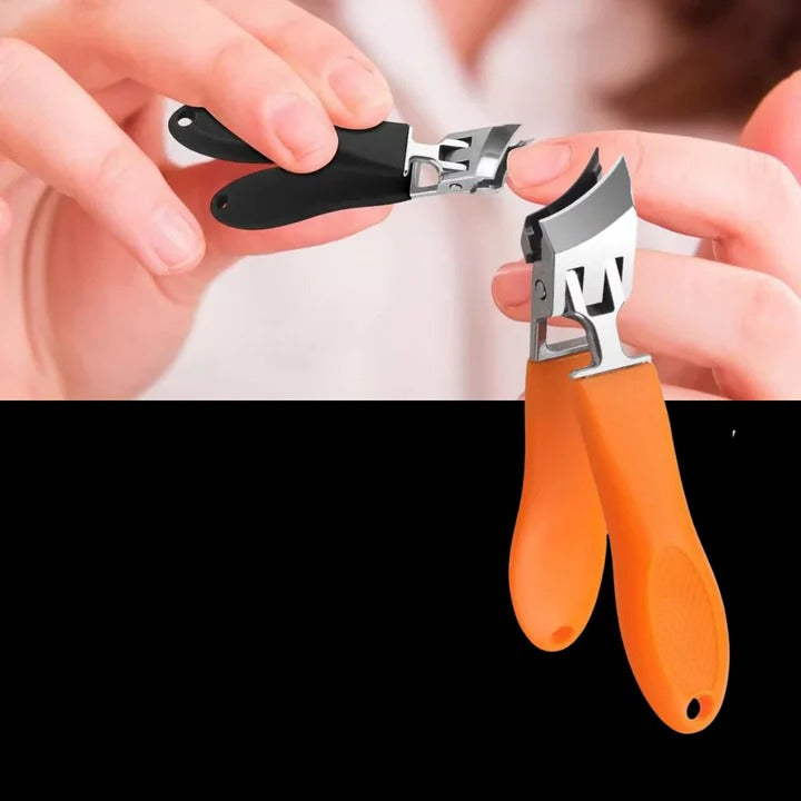 Praktischer Nagelknipser mit Breitem Kiefer und Abgerundeter Klinge