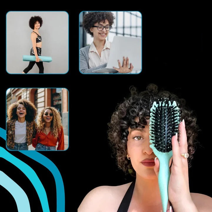 Hairstyling-Bürste für Lockenformung und Föhnanwendung