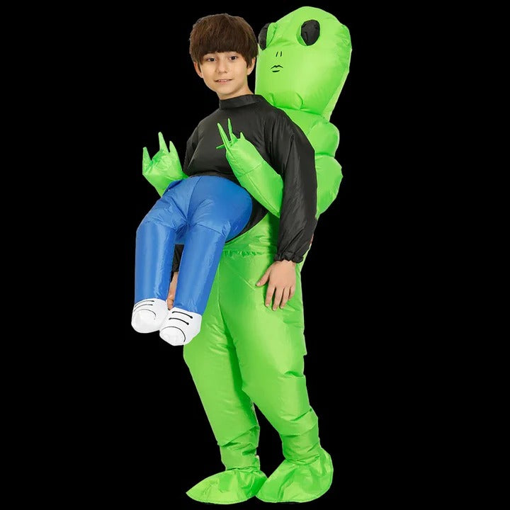 Lustiges Luftiges Alien-Kostüm mit Illusionseffekt