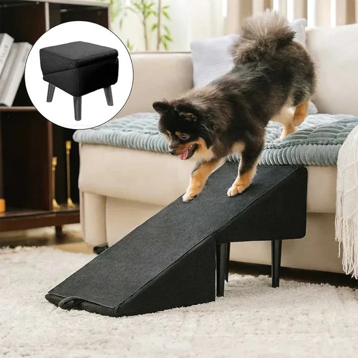 Verstellbare 2-in-1 Hundetreppe und Rampenlösung