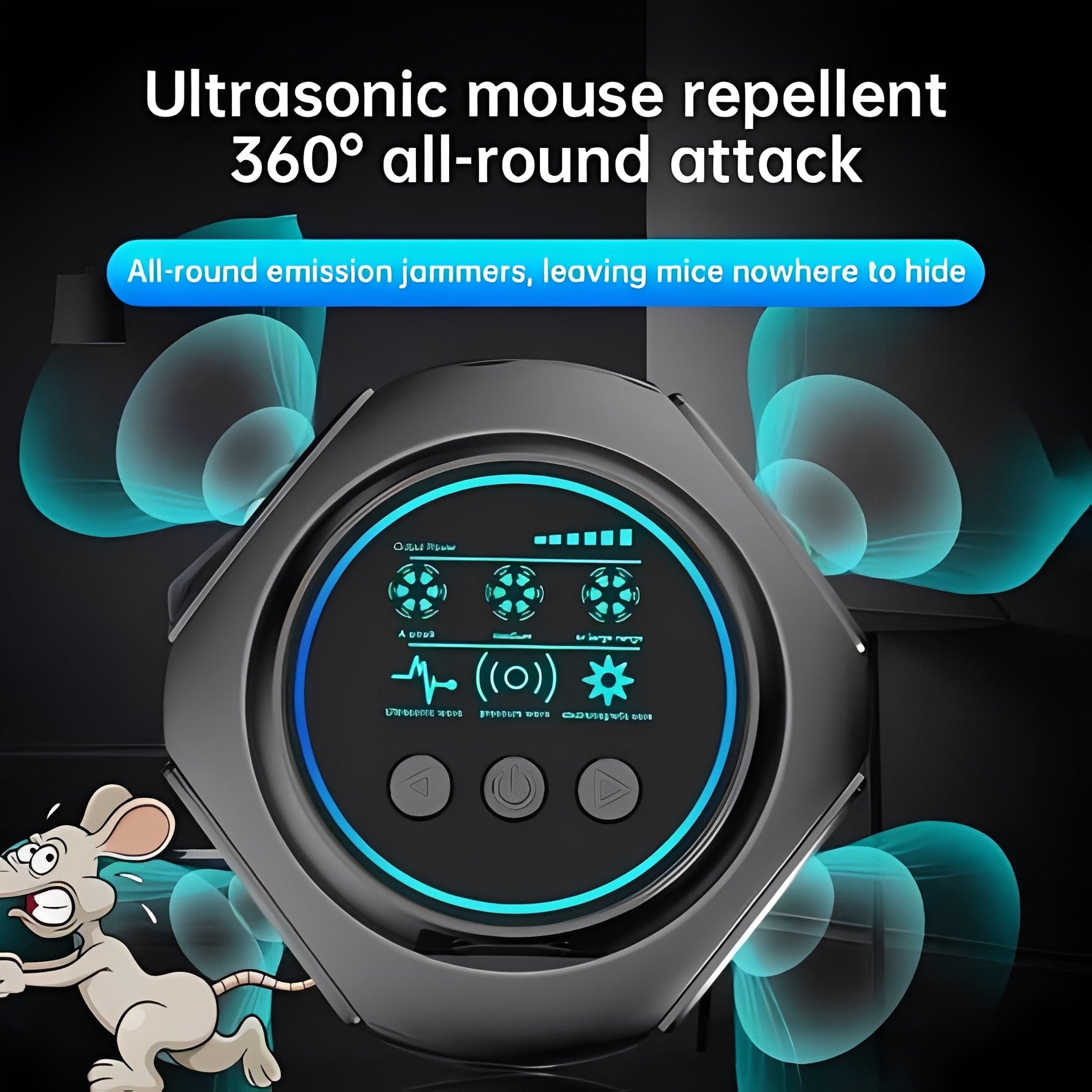 Ultraschall-Spinnenabwehrgerät für den Innenbereich