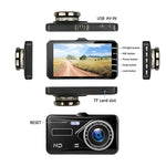 Kraftvolle Dashcam mit 1080P Aufzeichnung für Vorder- und Rückseite