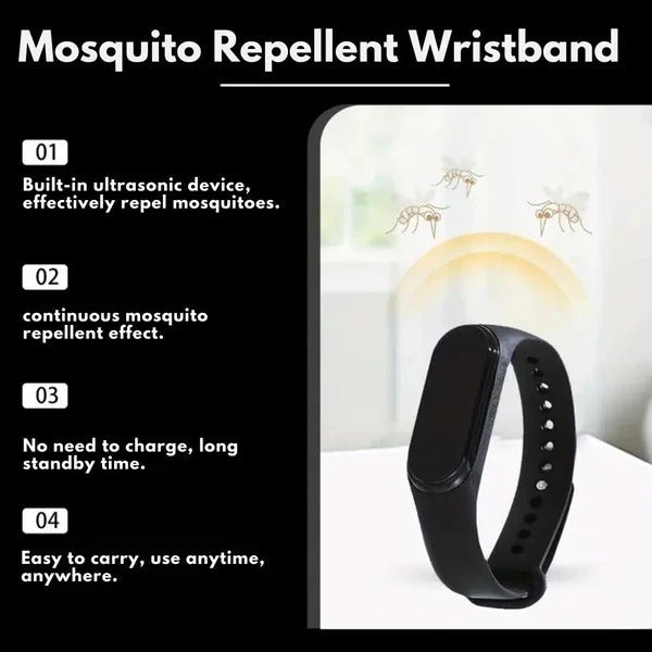 Ultraschall-Mückenabwehrarmband mit Clip-On Funktion