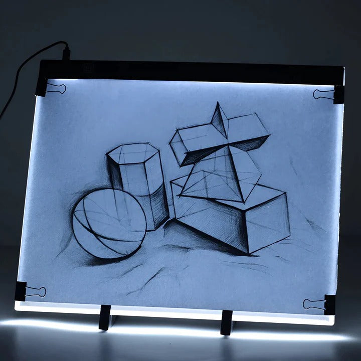 Elegante A4 LED Zeichentafel mit Hintergrundbeleuchtung