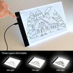 A4 LED Lichtplatte für kreative Projekte mit dimmbaren Funktionen