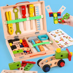 Kinder Werkzeugset zum Spielen mit Bauteilen und Aufbewahrungskiste