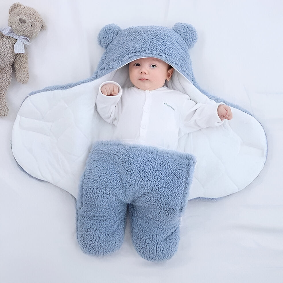 Kuschelige Babydecke für Kinderwagen und Schlafzimmer