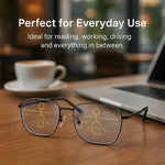Intelligente Brille mit Anpassungsfähigen Gläsern