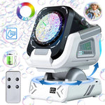 Seifenblasenmaschine mit LED-Beleuchtung und Drehbasis