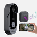 Kabellose Video-Türklingel mit lokalem Speicher und App-Zugriff