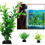 Attraktive Kunstpflanzen für Aquarien, 10 Stück Set