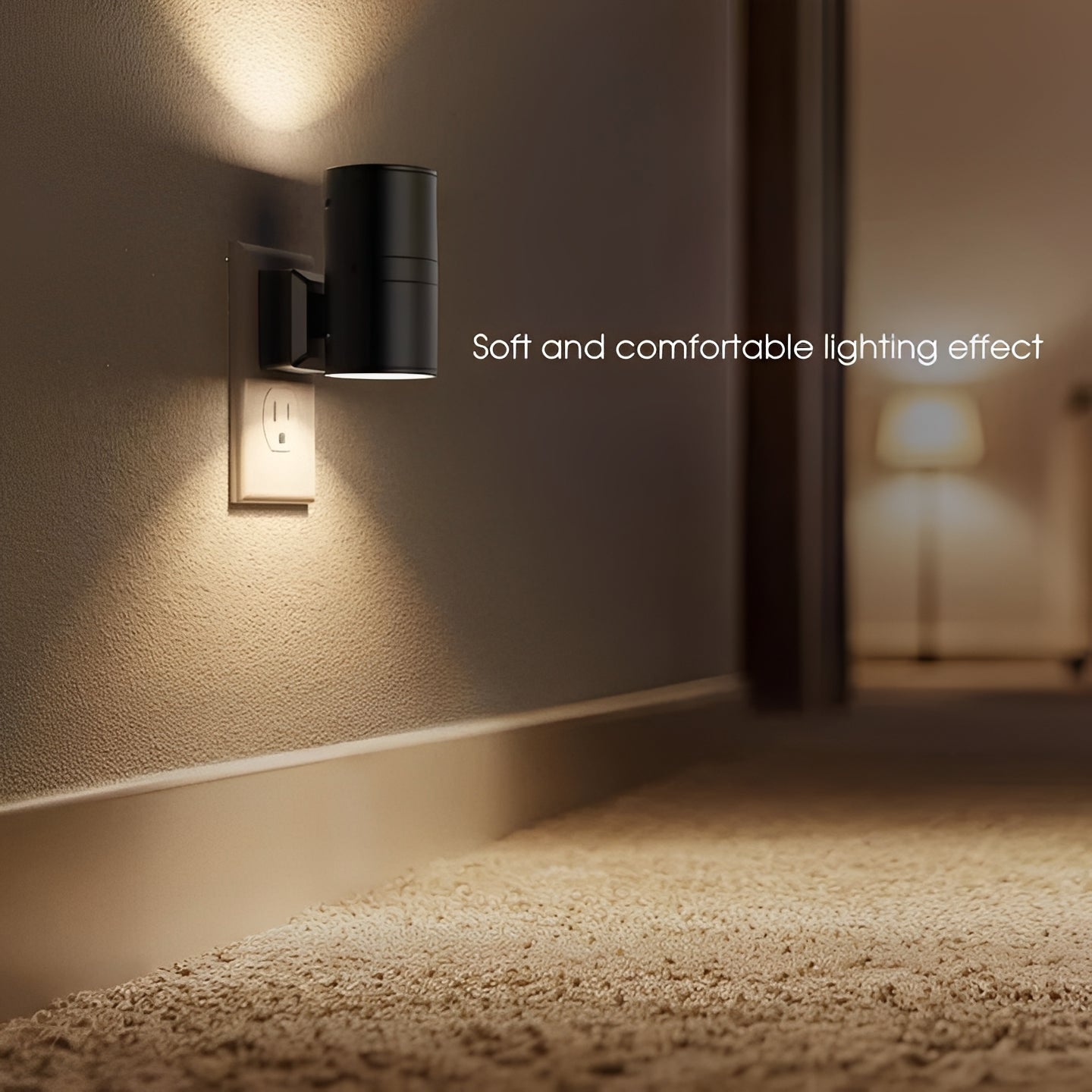 Steckdosen LED Nachtlicht mit Lichtsensor