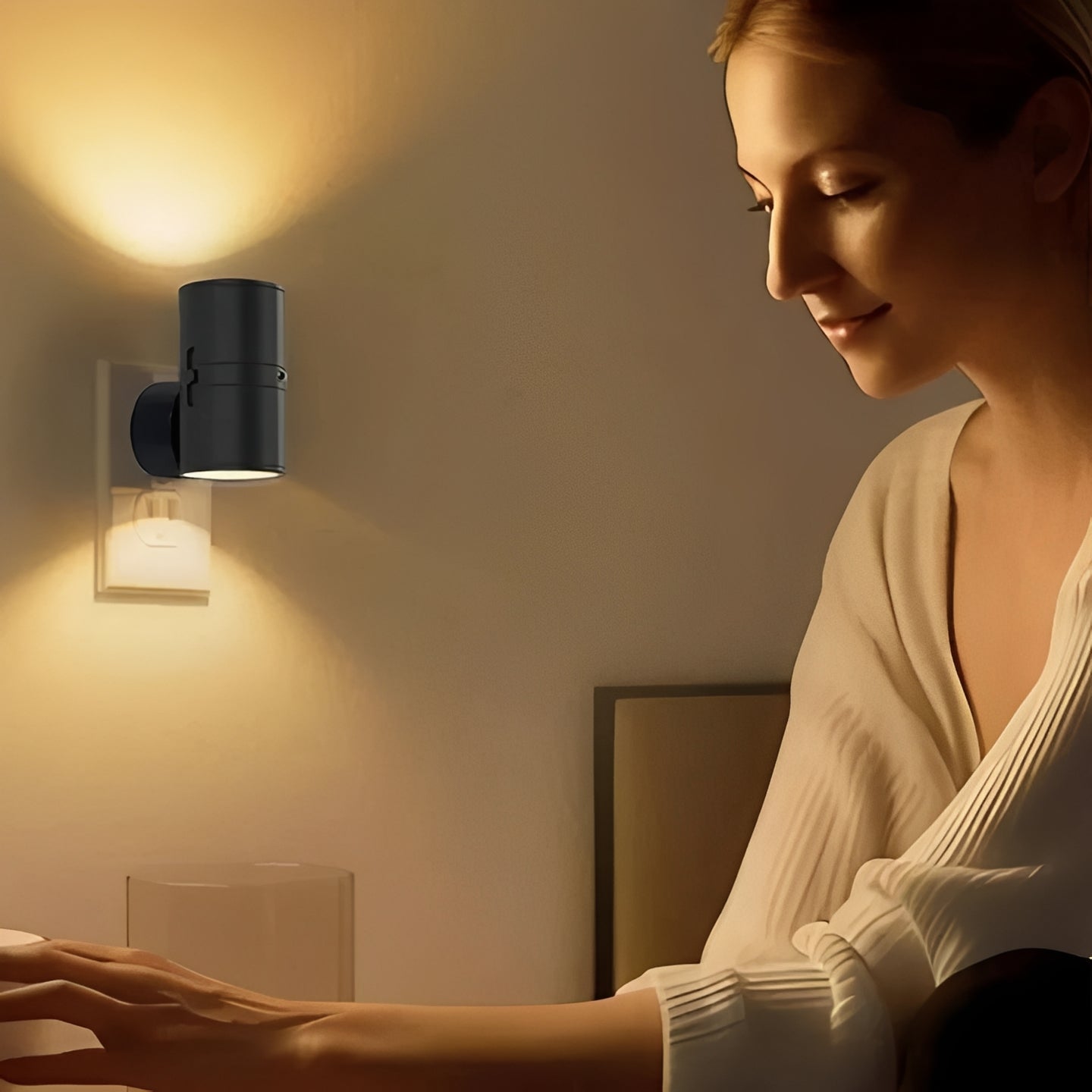 Steckdosen LED Nachtlicht mit Lichtsensor