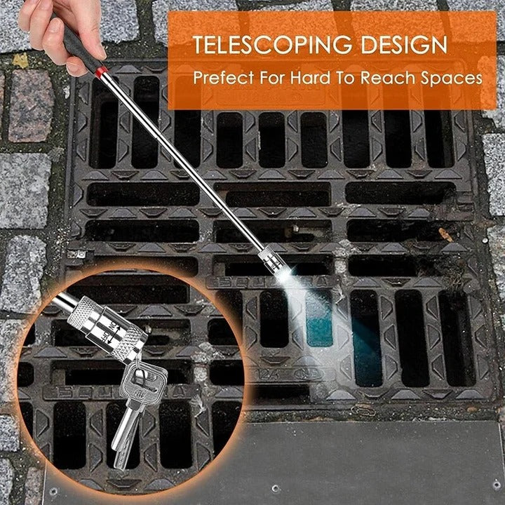 Teleskopischer Magnetheber mit LED-Beleuchtung