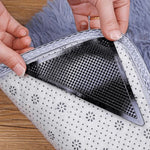 Rutschfeste Pads für Teppiche und Läufer, 4er Set
