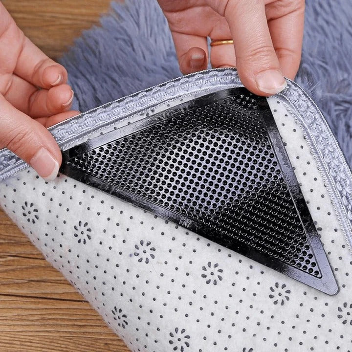 Rutschfeste Pads für Teppiche und Läufer, 4er Set