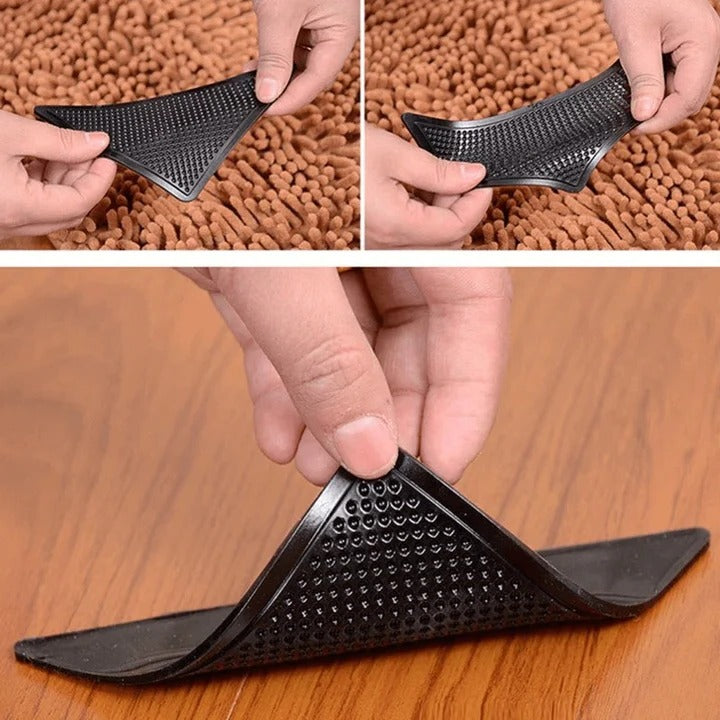 Rutschfeste Pads für Teppiche und Läufer, 4er Set