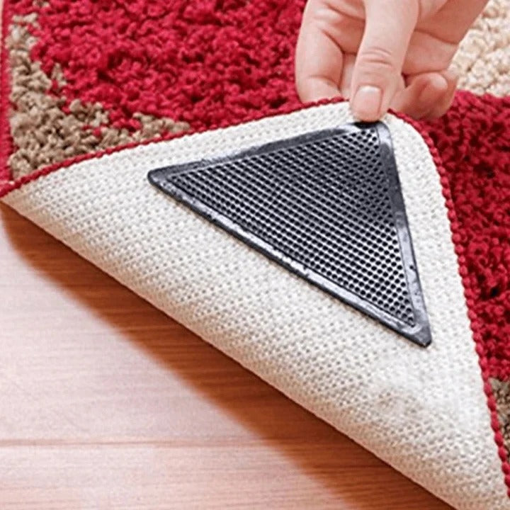 Rutschfeste Unterlagen für Teppiche, Set mit 4 Stück