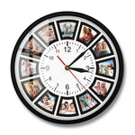Personalisierbare Wanduhr mit Platz für Ihre Erinnerungen