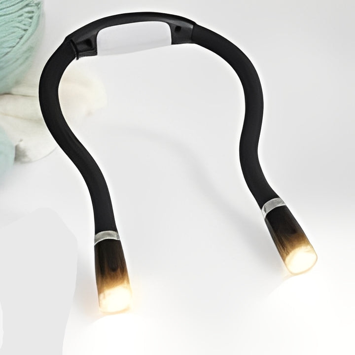 Tragbare LED-Leselampe für Freihand-Nutzung mit Flexiblen Armen