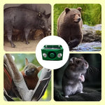 Solarbetriebenes Tierabwehrsystem mit Warnlicht