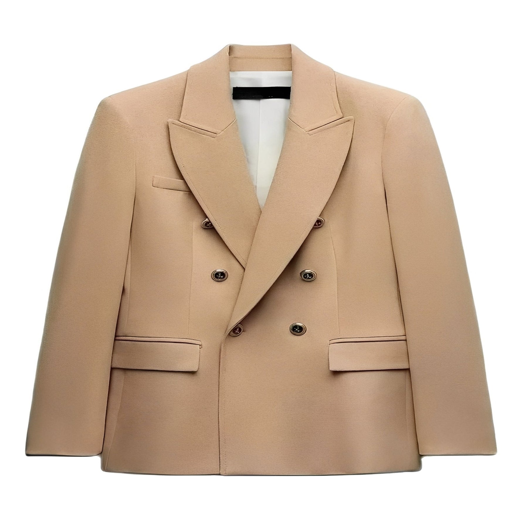 Eleganter Blazer mit V-Ausschnitt und Knopfleiste für Damen