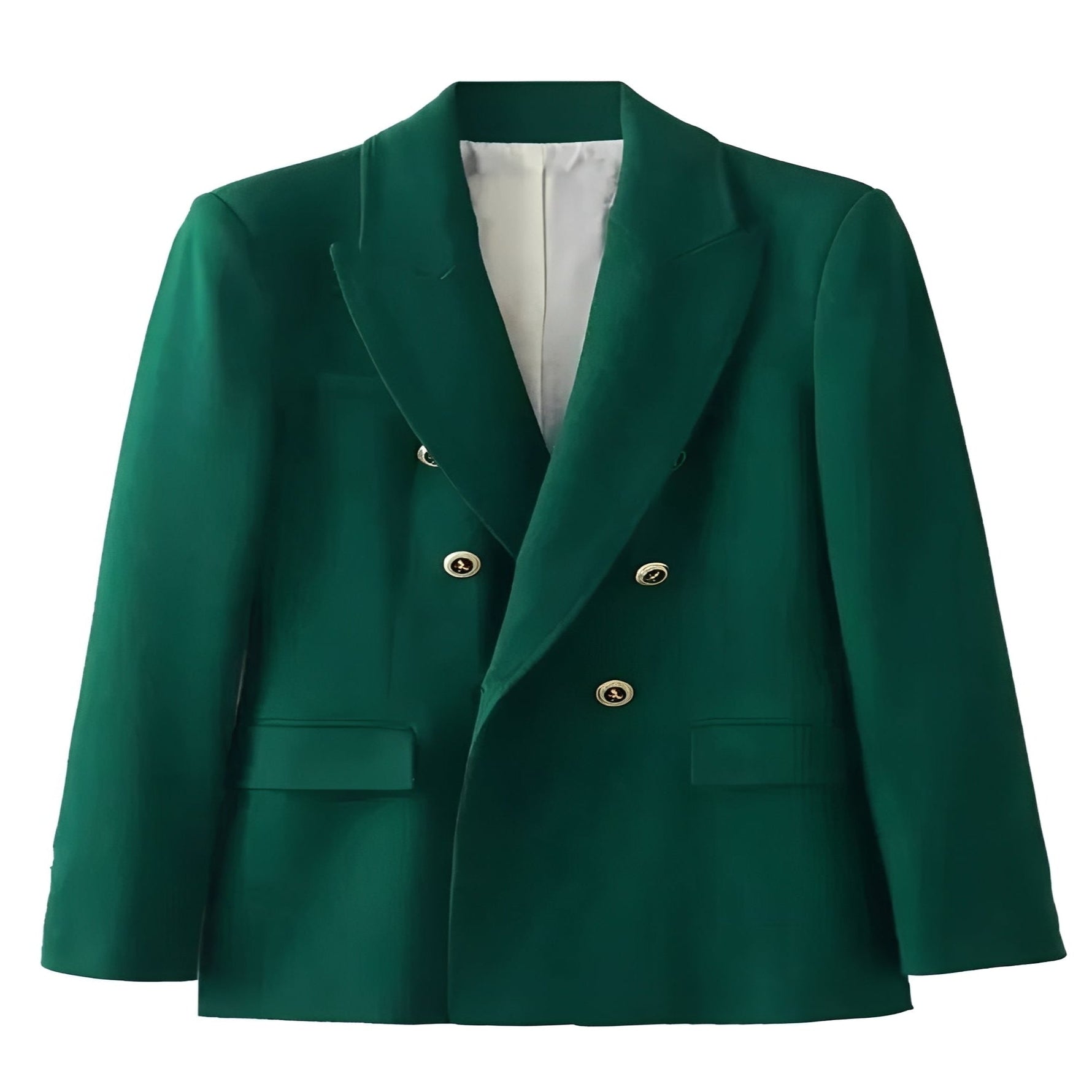 Eleganter Blazer mit V-Ausschnitt und Knopfleiste für Damen