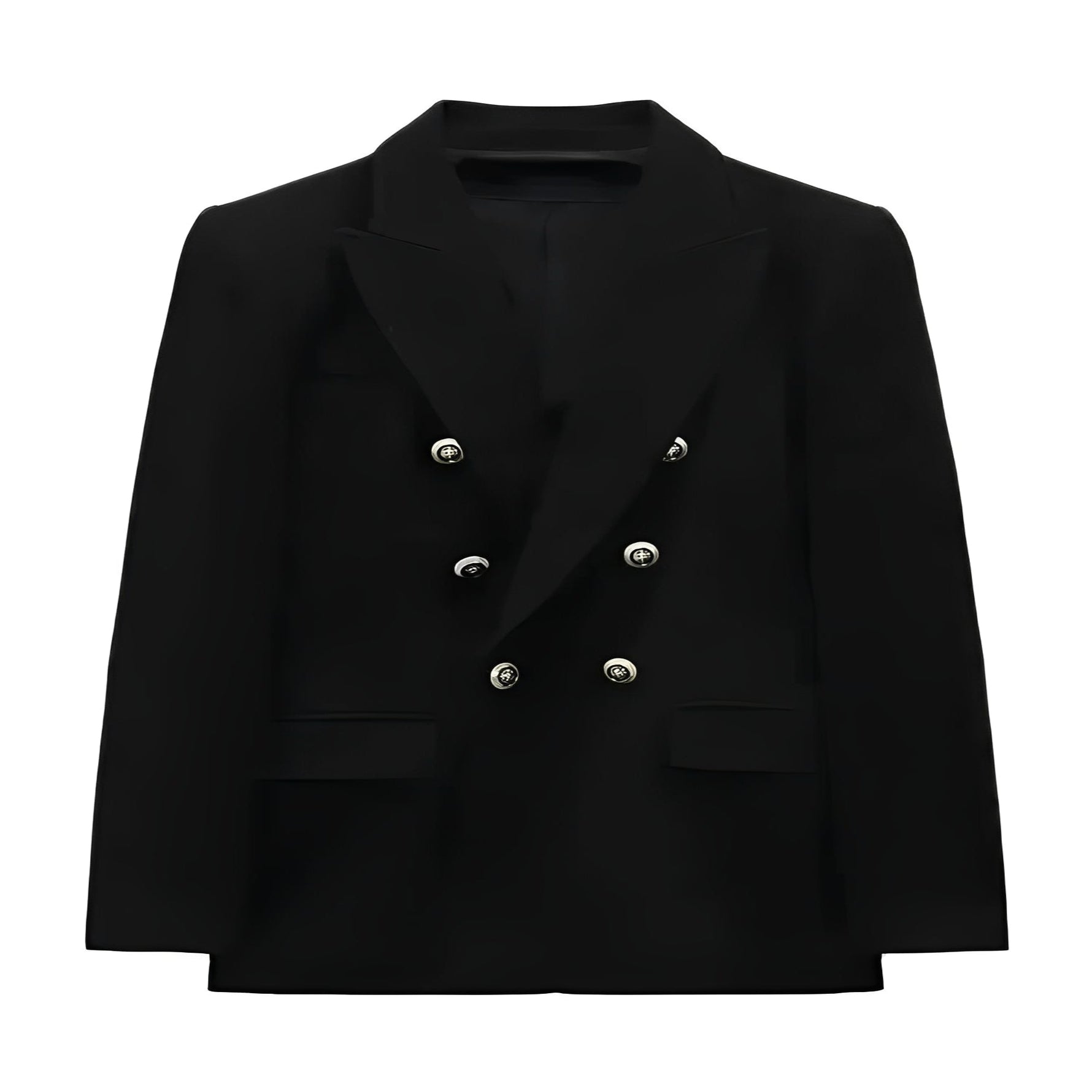 Eleganter Blazer mit V-Ausschnitt und Knopfleiste für Damen
