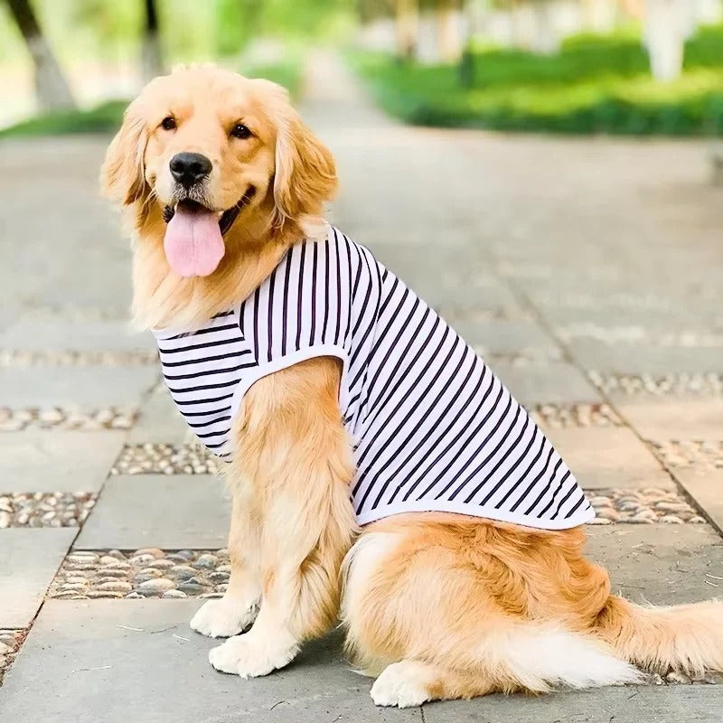 Hundeshirt für große Rassen aus atmungsaktivem Baumwollstoff