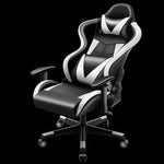Ergonomischer Gaming-Stuhl mit 180-Grad-Neigung und Verstellbaren Armlehnen