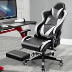 Ergonomischer Gaming-Stuhl mit 180-Grad-Neigung und Verstellbaren Armlehnen