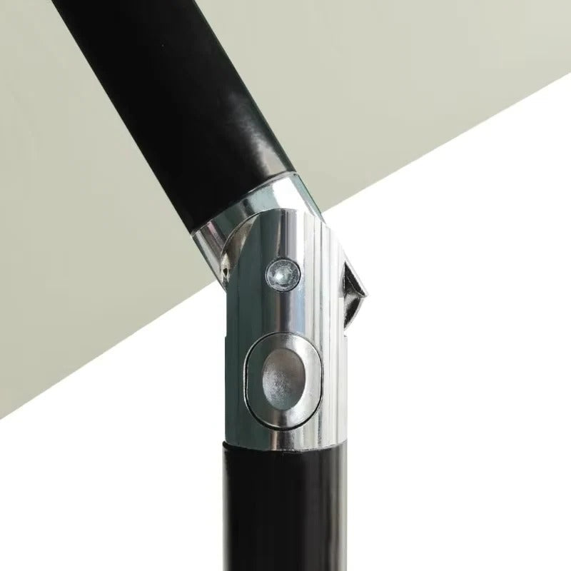Dreischichtiger Sonnenschirm mit Kurbelfunktion und Aluminiumgestell