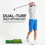 Golf Trainingsmatte mit Tee-Loch für drinnen und draußen