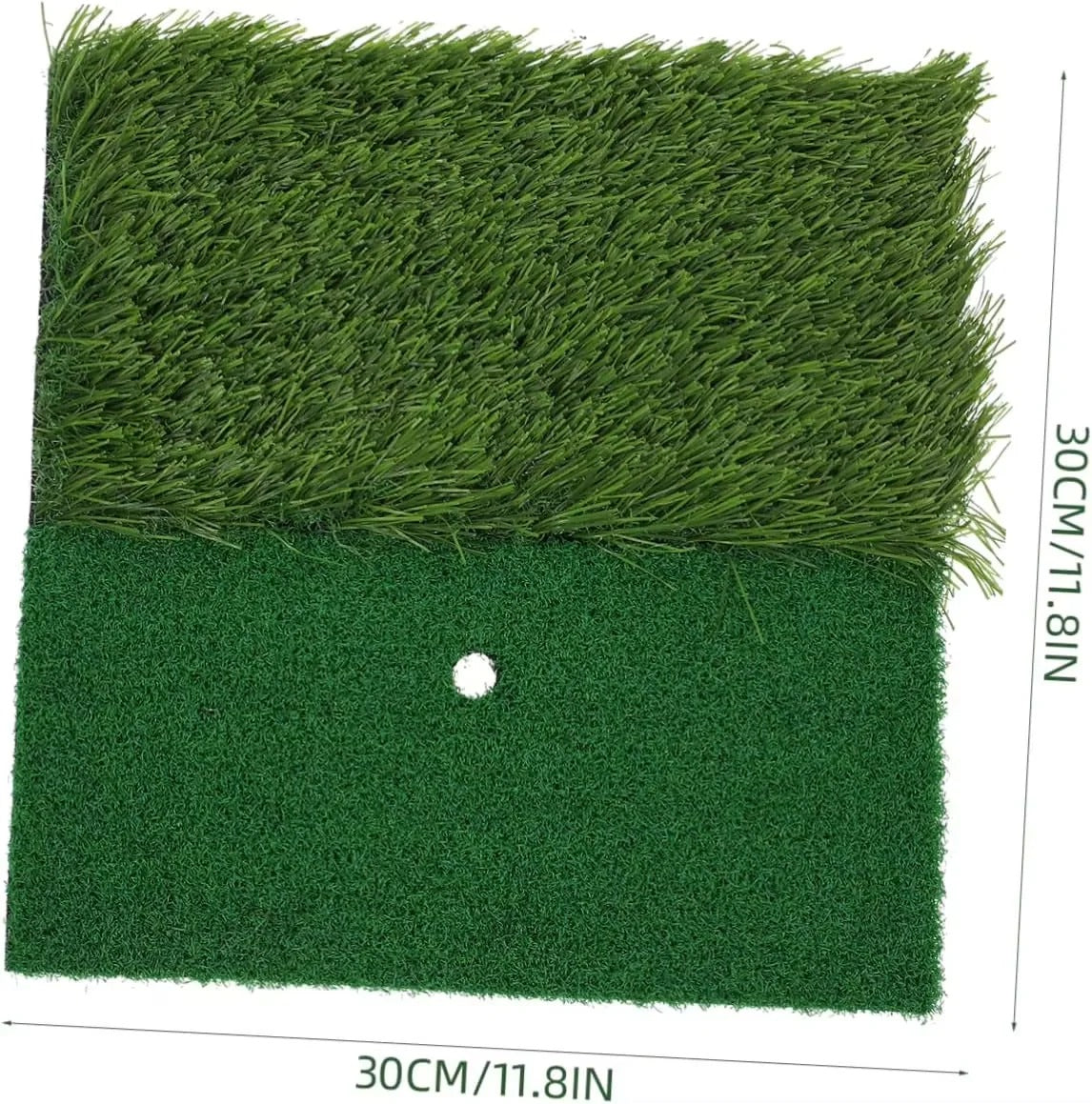 Golf Trainingsmatte mit Tee-Loch für drinnen und draußen