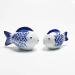 Eleganter Koi-Fisch aus Porzellan für Schreibtischdekoration
