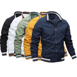 Leichte Herren Bomberjacke mit Modernem Schnitt