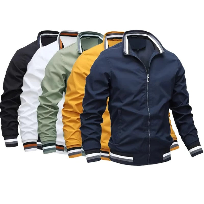 Leichte Herren Bomberjacke mit Modernem Schnitt
