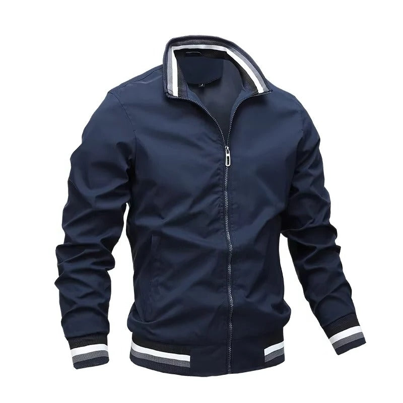 Leichte Herren Bomberjacke mit Modernem Schnitt