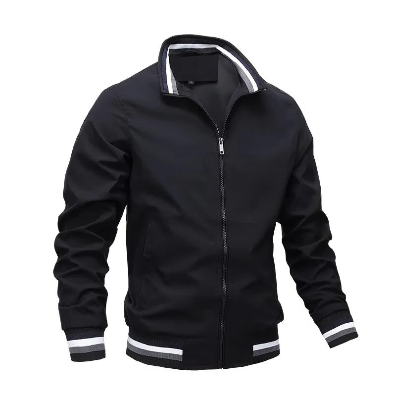 Leichte Herren Bomberjacke mit Modernem Schnitt