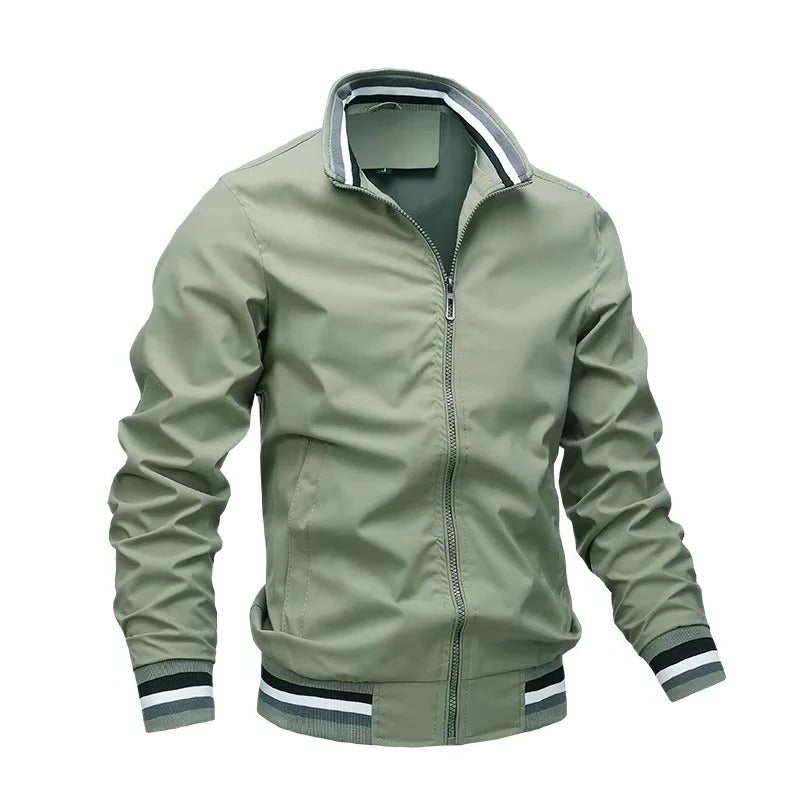 Leichte Herren Bomberjacke mit Modernem Schnitt