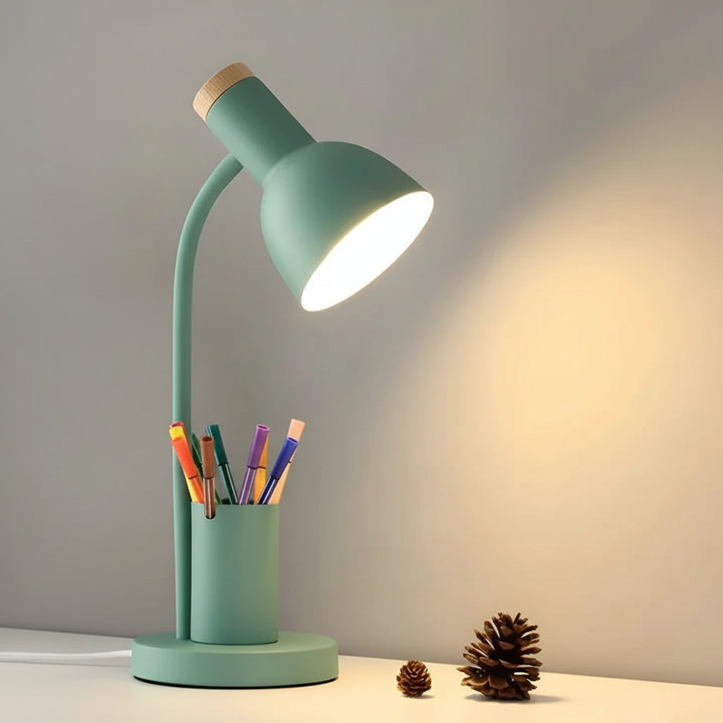 Moderne Schreibtischlampe mit Flexiblem Stifthalter