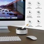 Intelligenter Aschenbecher mit 2-in-1-Funktionalität