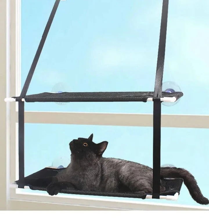 Katzenhängematte mit Saugnäpfen für das Fenster