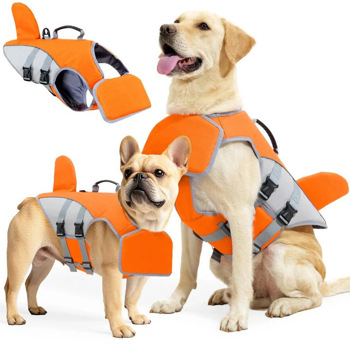 Sicherer Schwimmweste für Hunde mit Auftriebshilfe