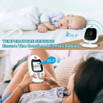 Tragbarer Babyüberwachungsmonitor mit Nachtsicht und Zwei-Wege-Audio