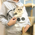Katzenfreund Hoodie mit Kuscheltasche für Haustiere