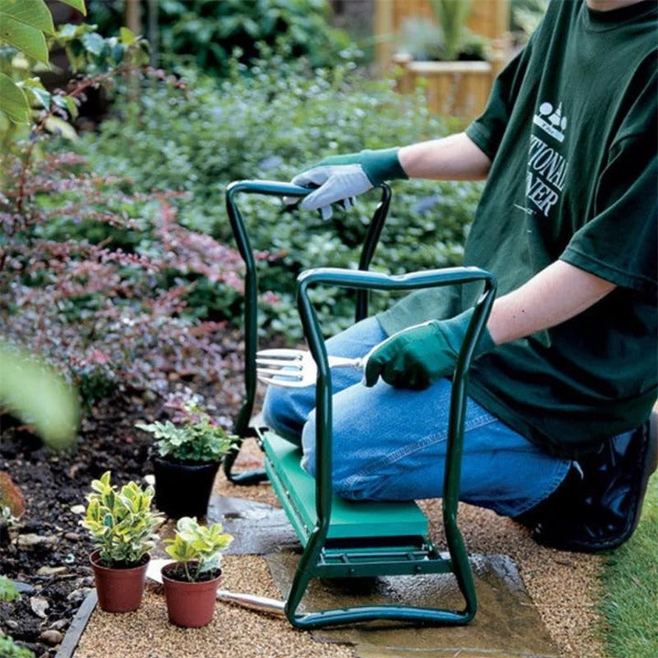 Gartenknie- und Sitzhilfe mit Polsterung für maximalen Komfort