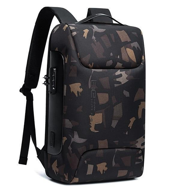 Wasserdichter Reiserrucksack mit Diebstahlschutz-Fächern