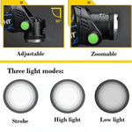 Wiederaufladbare LED Stirnlampe für freihändiges Arbeiten