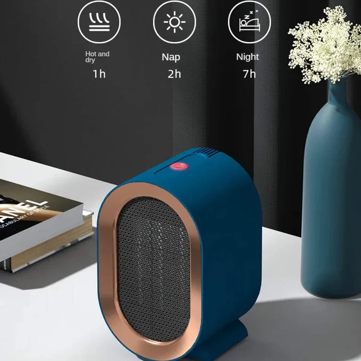 Kompakter Elektroheizer mit Energiesparmodus für kleine Räume